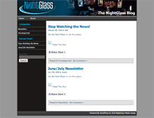 Tablet Screenshot of blogs.nightglass.com